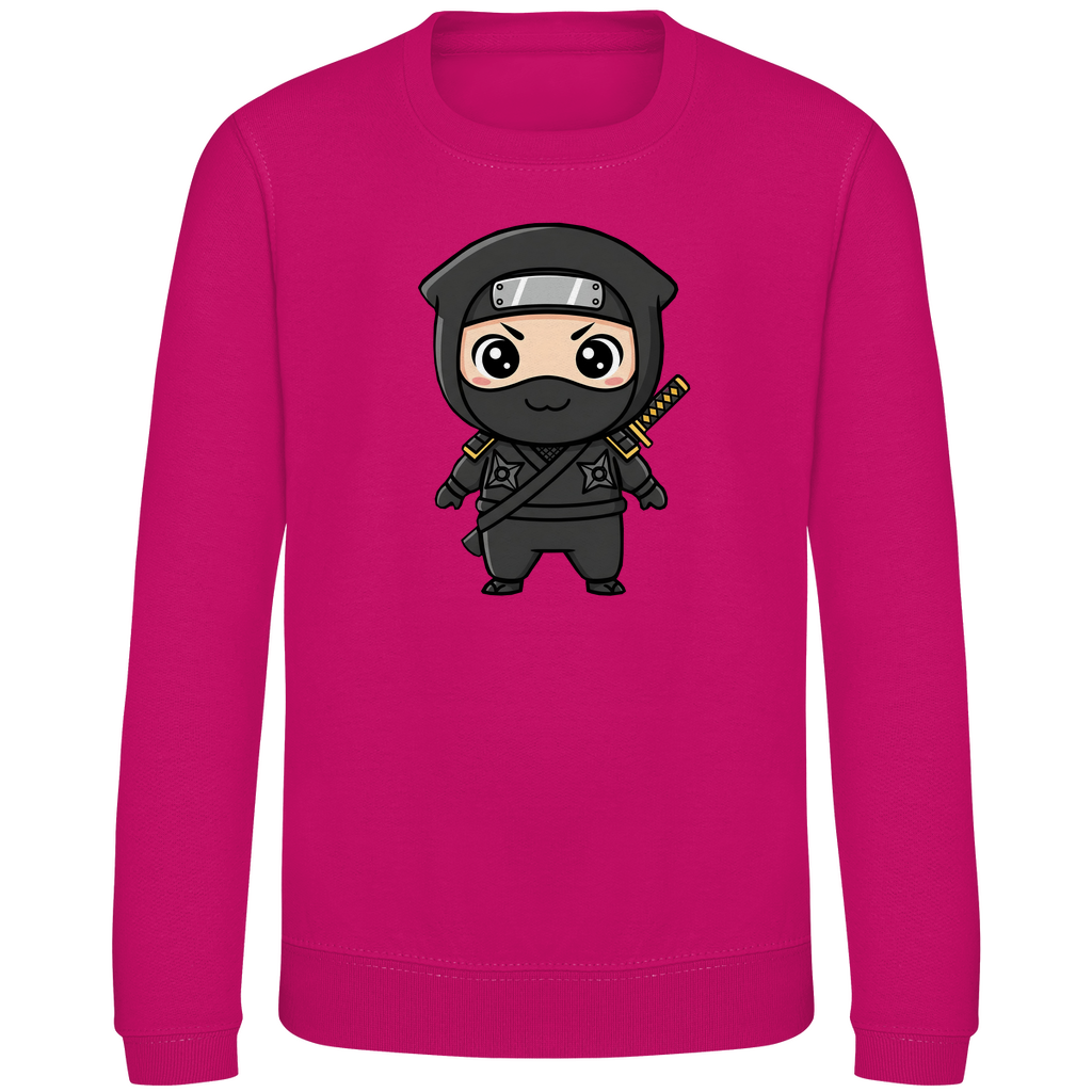 Kinder Sweatshirt Ninja Chibiki Shinobi black