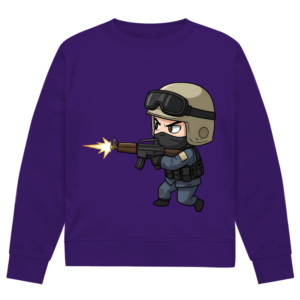 Herren Premium Bio Sweatshirt Special Forces CSGO Chibiki Counter Strike