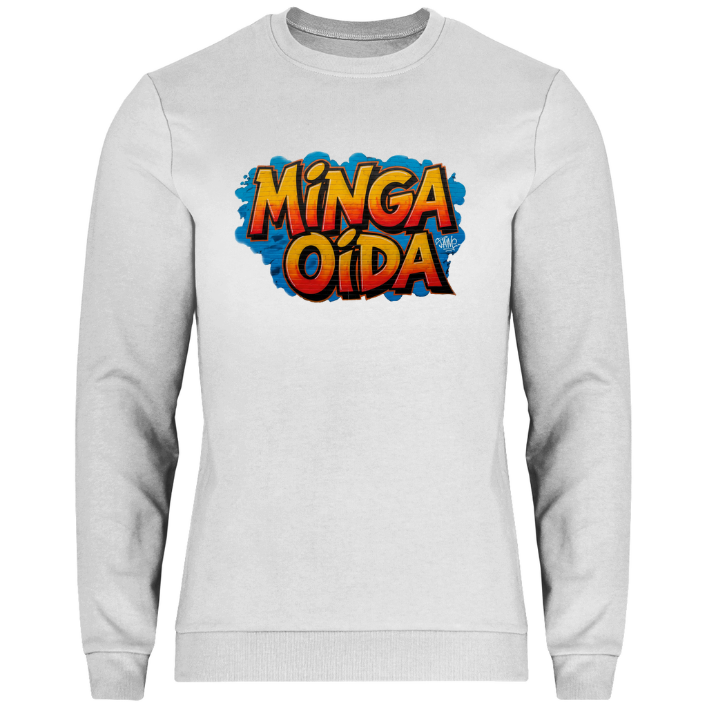 Herren Sweatshirt Minga Oida Grafitti
