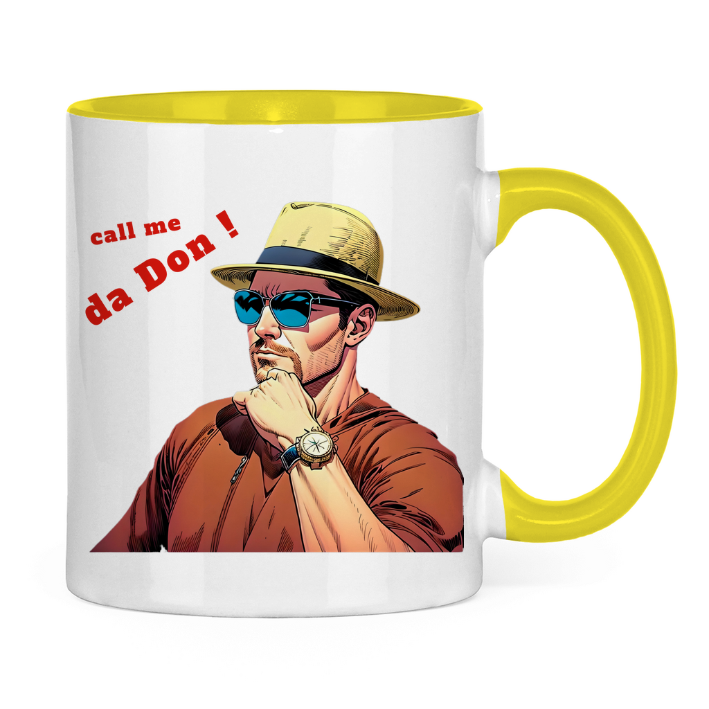 Tasse zweifarbig call me da Don