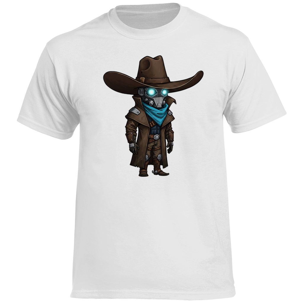 Herren Heavy Cotton T-Shirt Space Cowboy chibiki