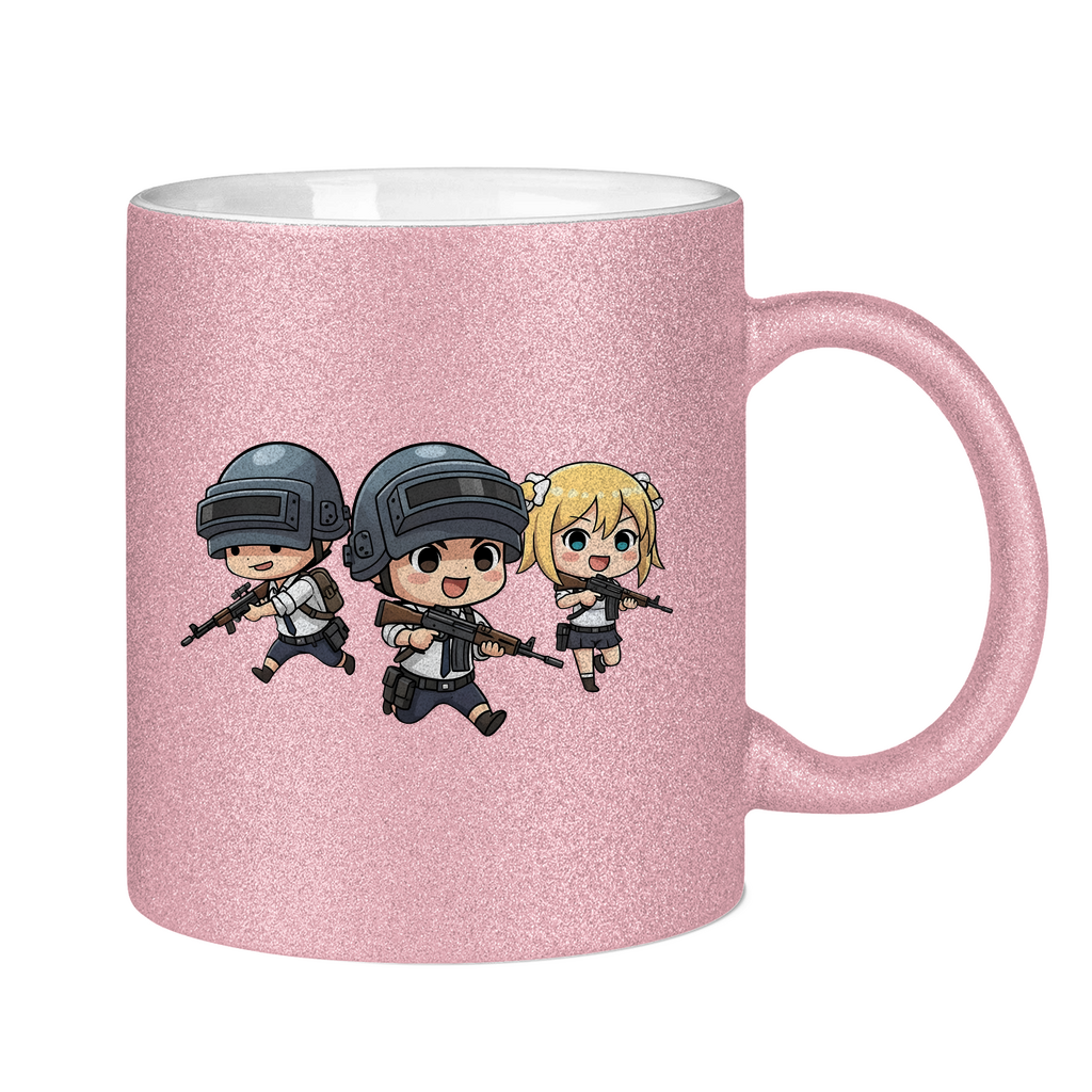 Glitzertasse Battle Royal PUBG Chibiki