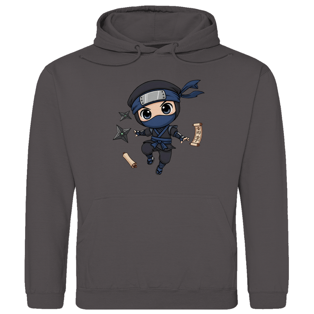 Herren Hoodie Ninja Chibiki Shinobi scrolls and shuriken