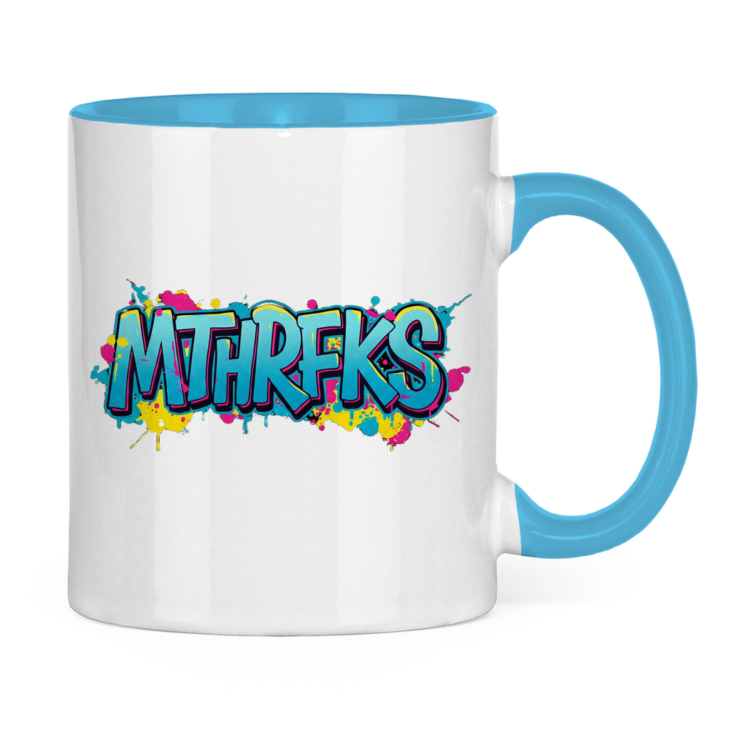 Tasse zweifarbig MTHRFKS