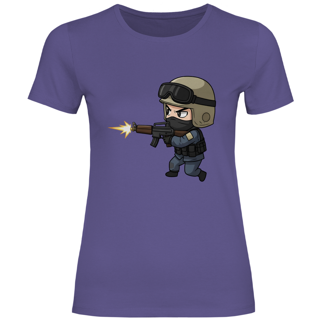 Damen T-Shirt Special Forces CSGO Chibiki Counter Strike
