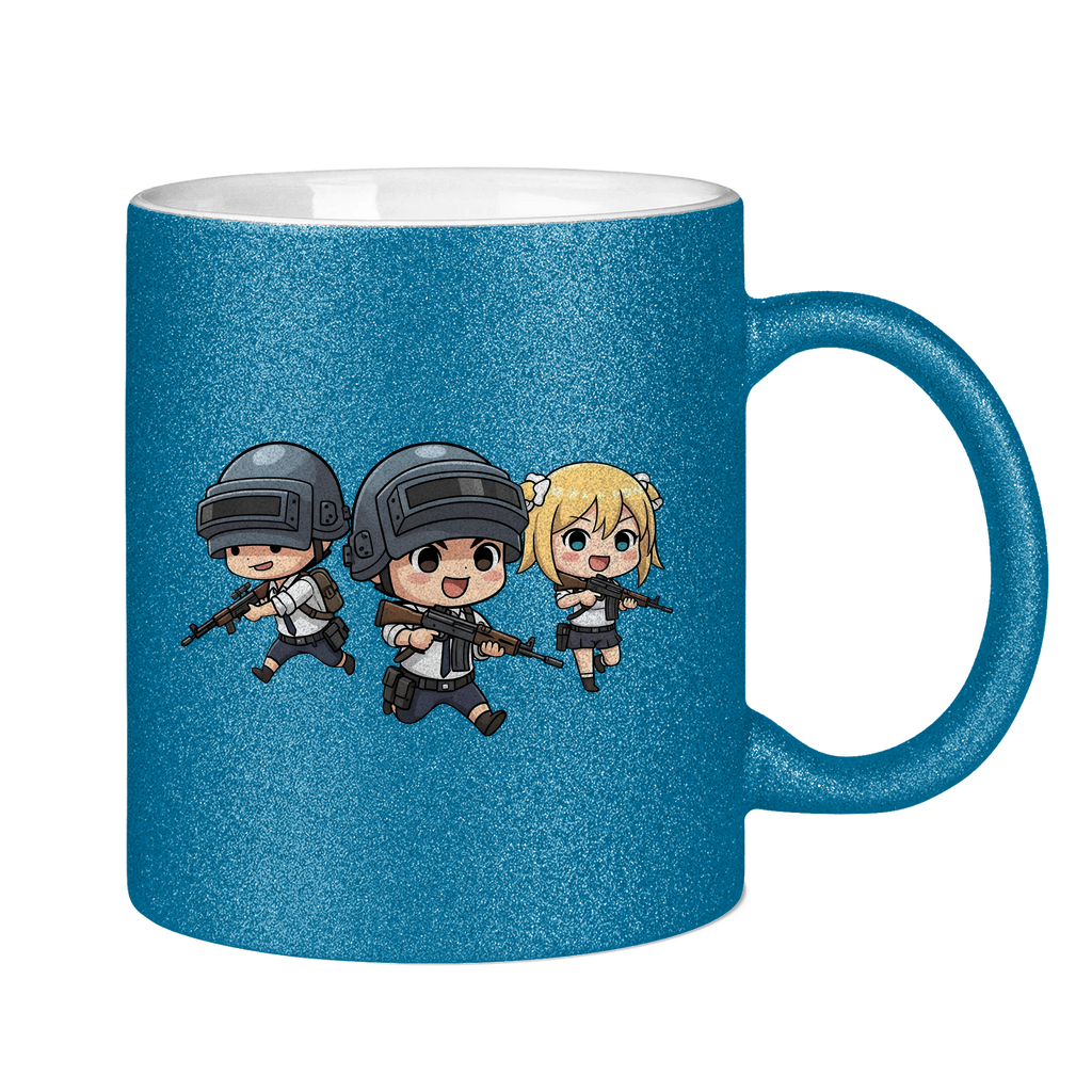 Glitzertasse Battle Royal PUBG Chibiki