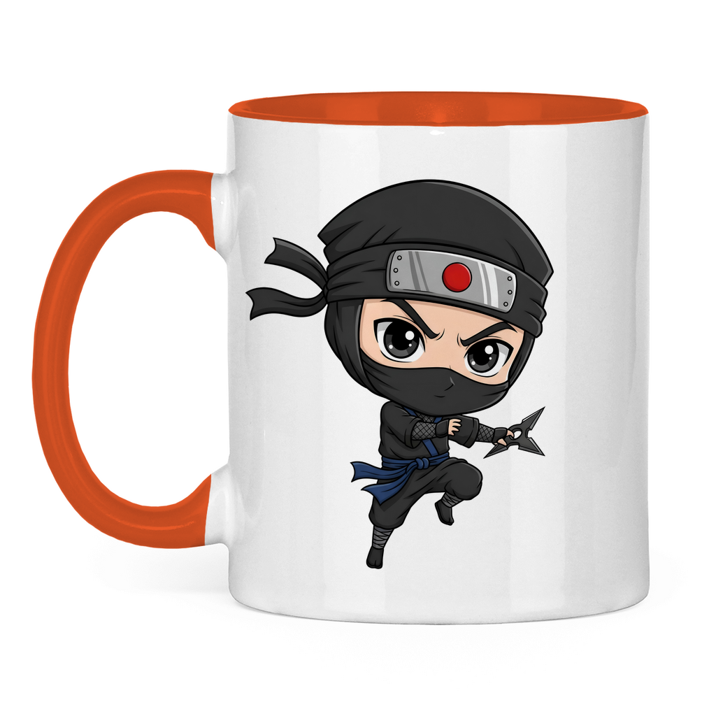 Tasse zweifarbig Ninja Chibiki Shinobi with Shuriken