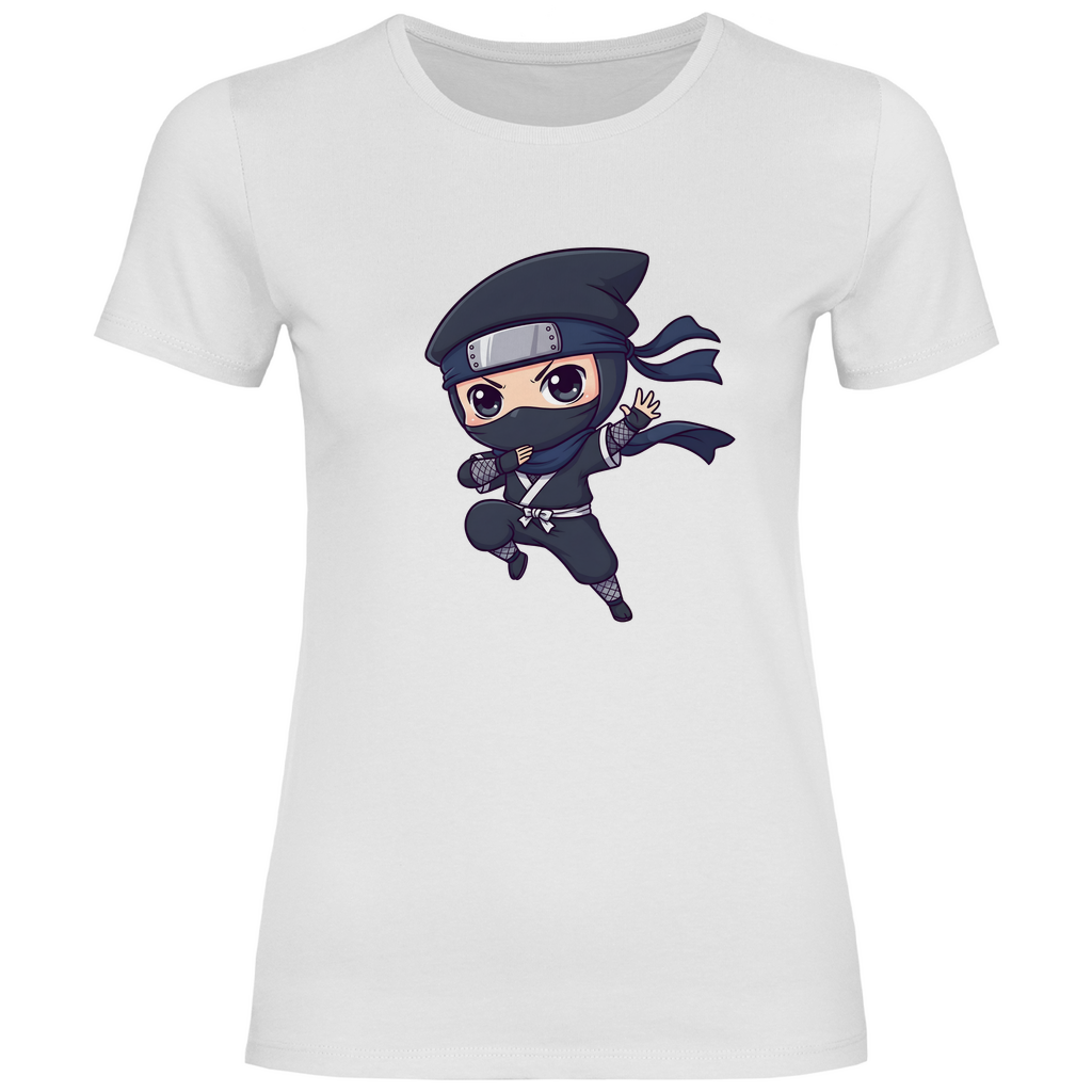 Damen T-Shirt Ninja Chibiki Shinobi