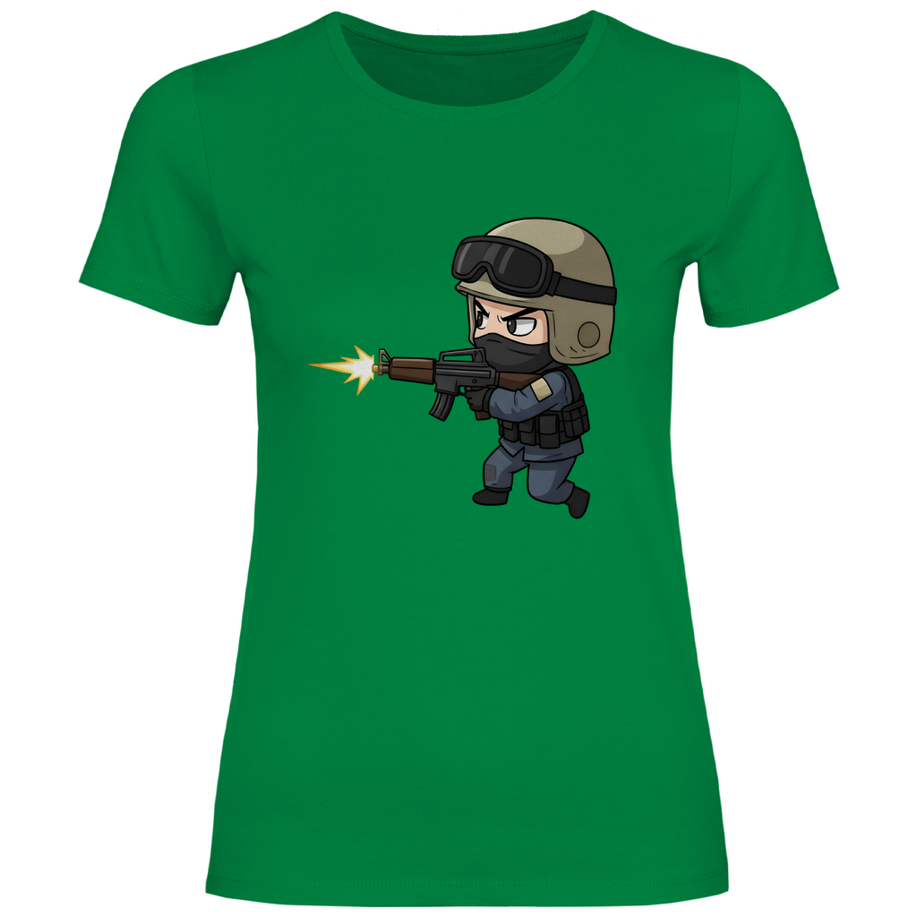 Damen T-Shirt Special Forces CSGO Chibiki Counter Strike