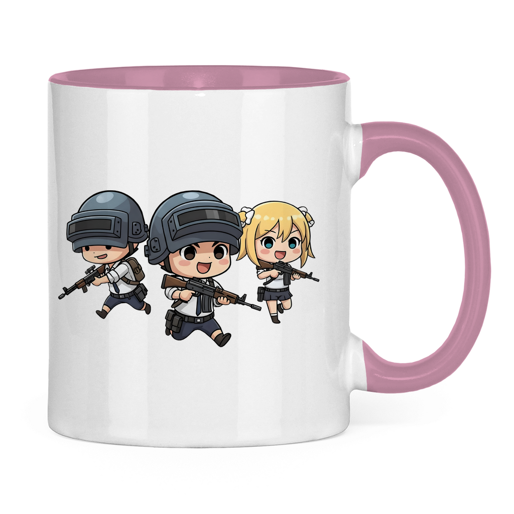 Tasse zweifarbig Battle Royal PUBG Chibiki