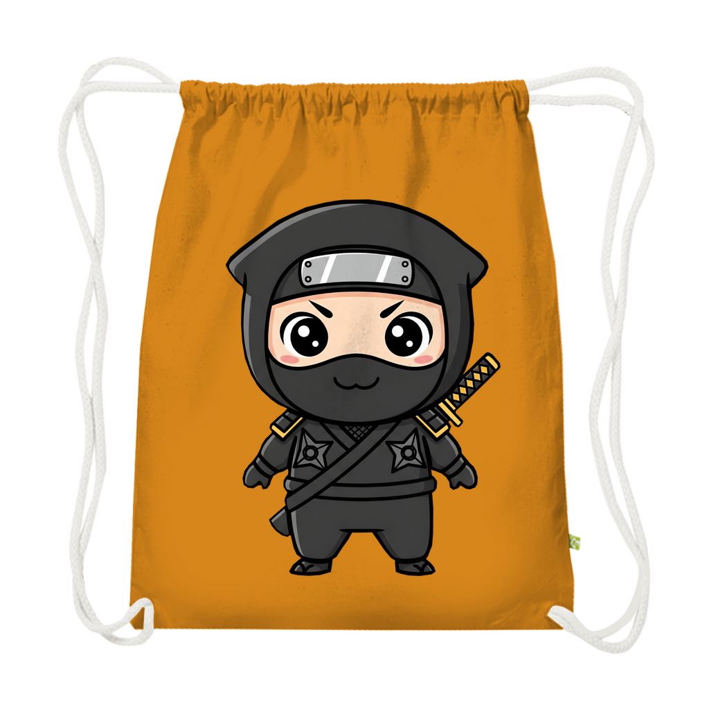 Premium Bio Turnbeutel Ninja Chibiki Shinobi black