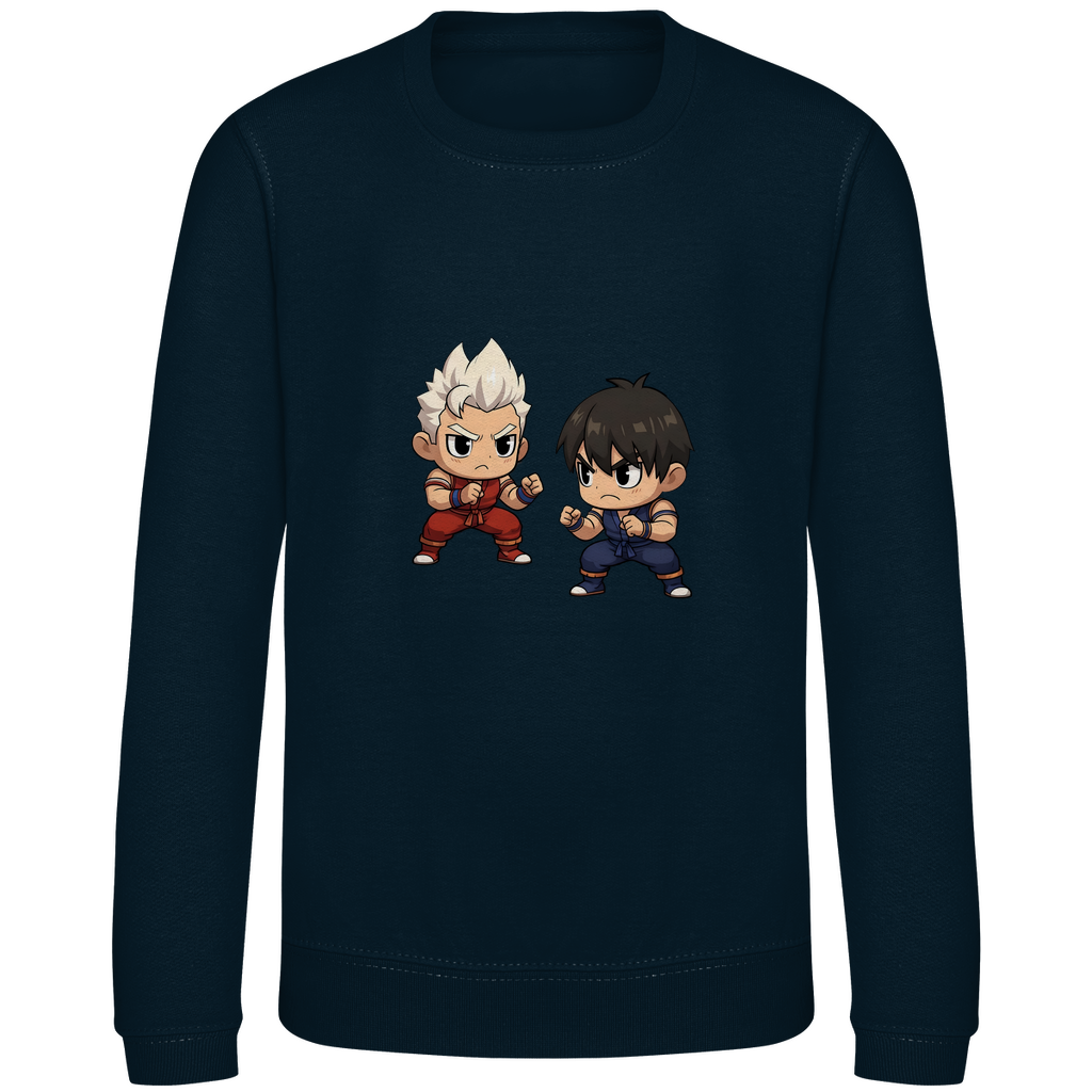 Kinder Sweatshirt street fighter mma martial arts chibiki
