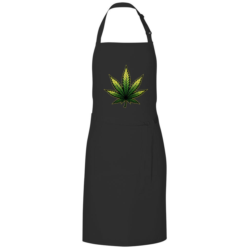Grillschürze Cannabis Logo