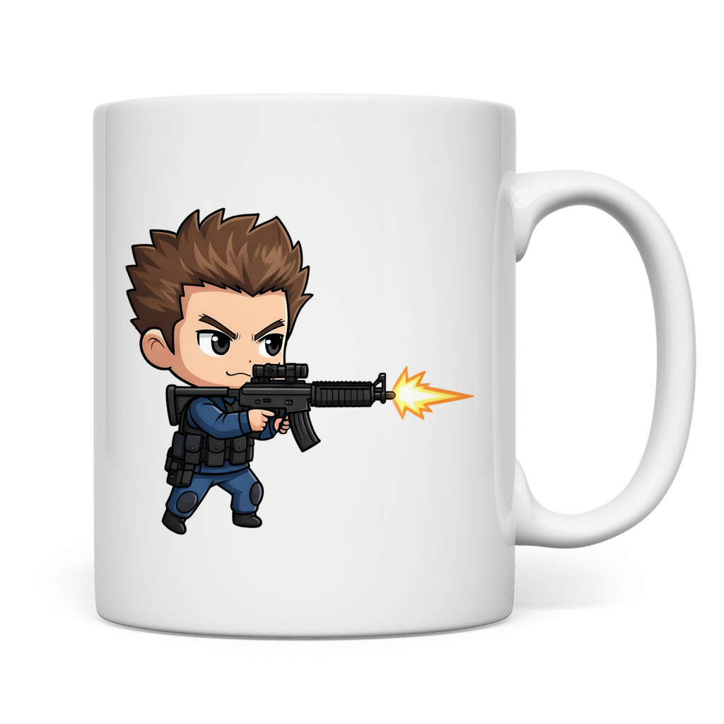 Tasse Soldier Police Counter Strike Chibiki