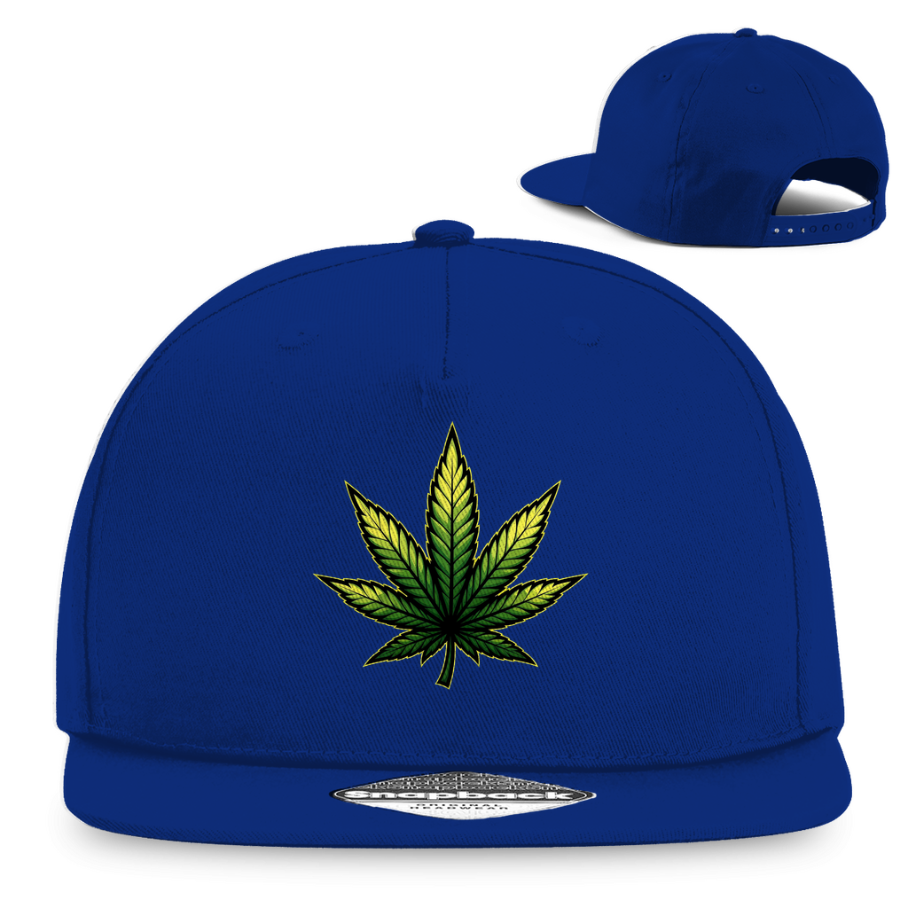 Snapback Rapper Cap Cannabis Logo