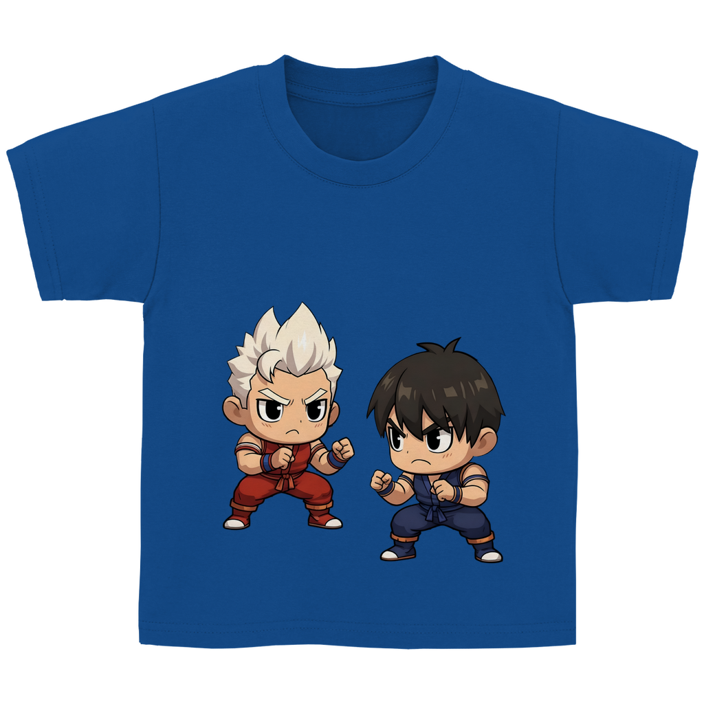 Kinder Basic T-Shirt street fighter mma martial arts chibiki
