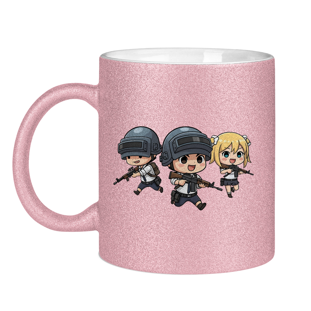Glitzertasse Battle Royal PUBG Chibiki