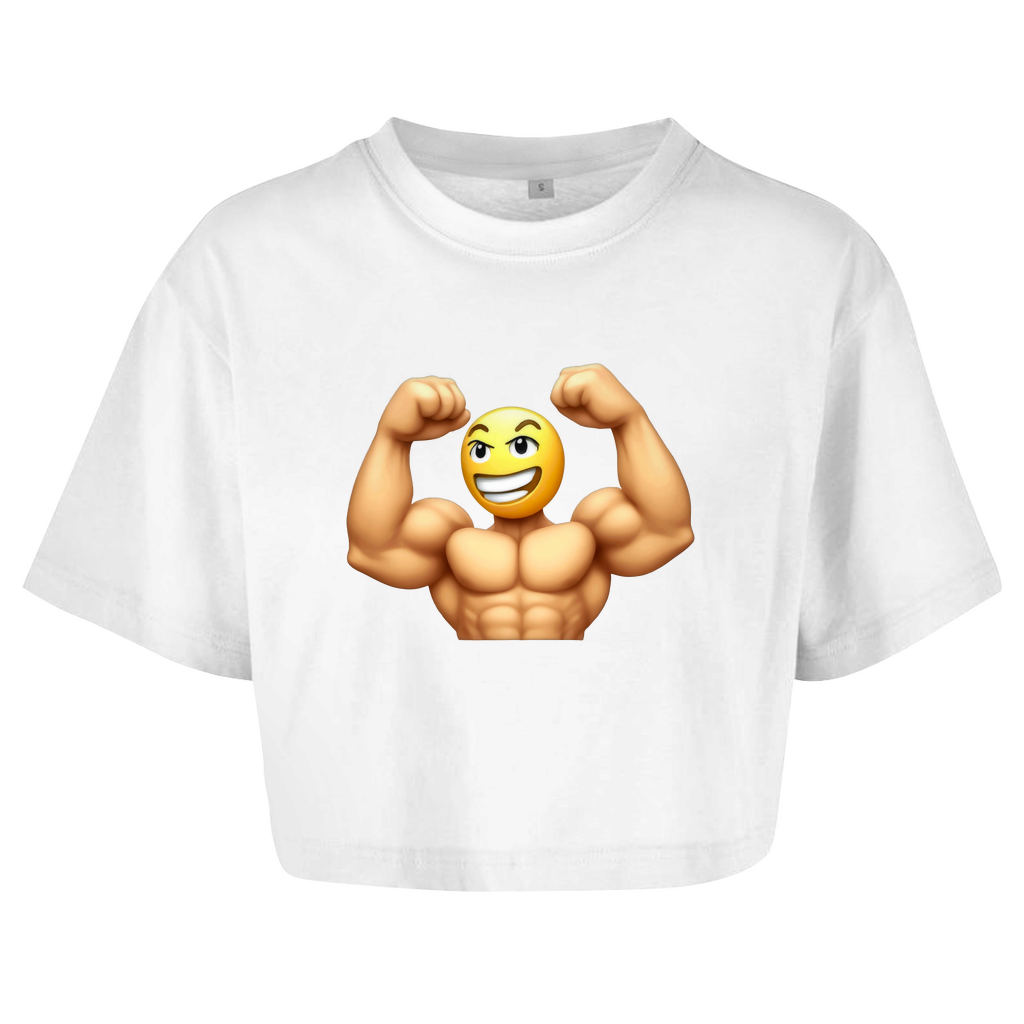Damen Oversize Crop Top beefcake mucki-mann