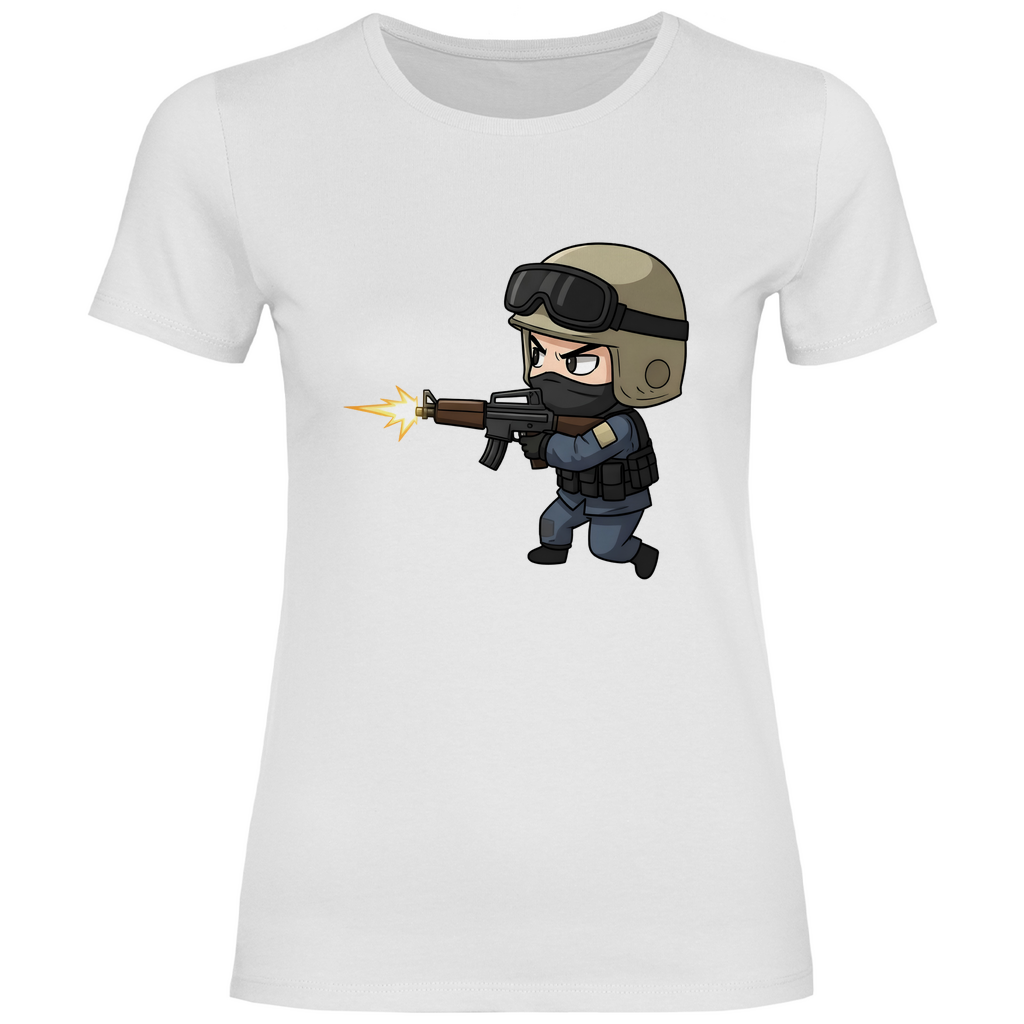 Damen T-Shirt Special Forces CSGO Chibiki Counter Strike
