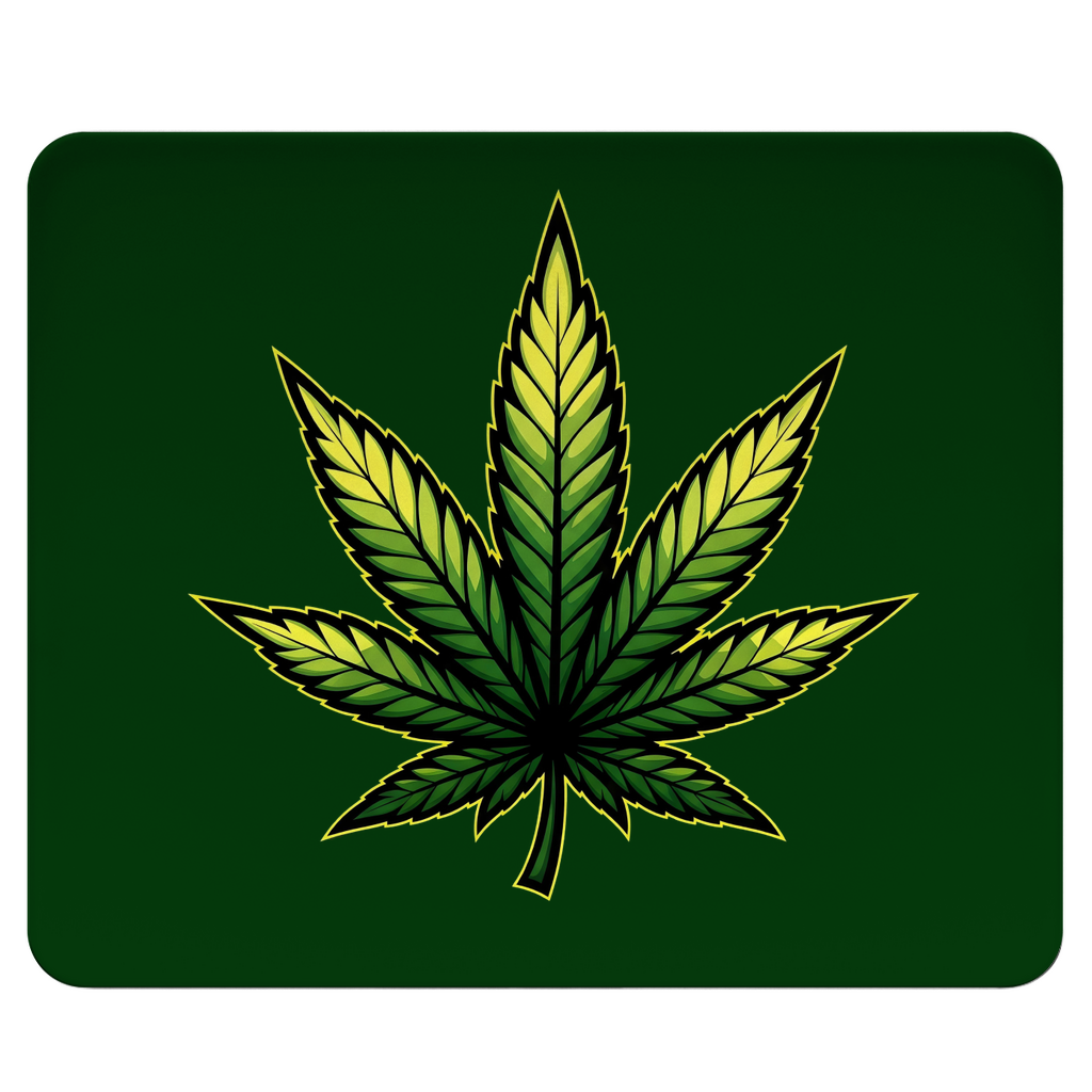 Mousepad Cannabis Logo
