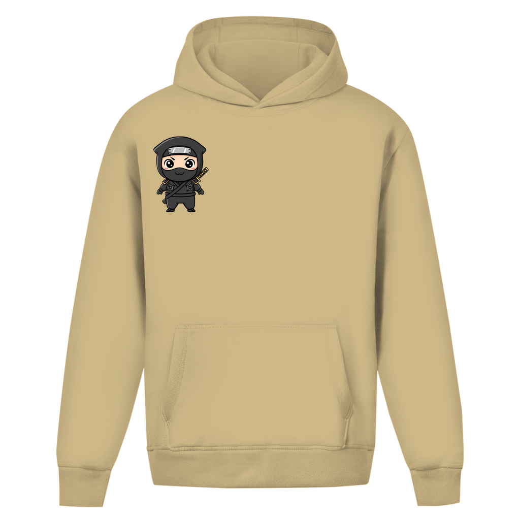 Oversize Hoodie Ohne Kordel Ninja Chibiki Shinobi black