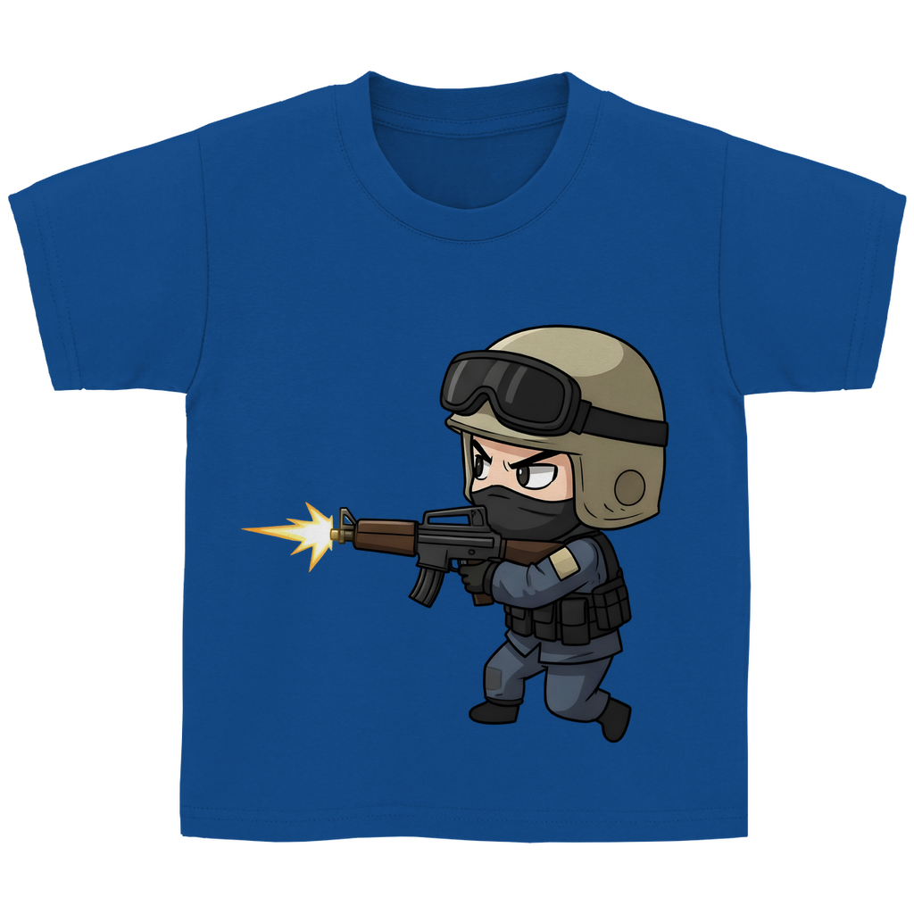 Kinder Basic T-Shirt Special Forces CSGO Chibiki Counter Strike