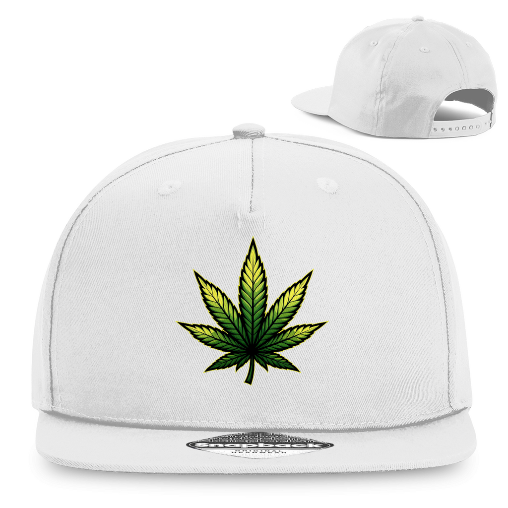 Snapback Rapper Cap Cannabis Logo