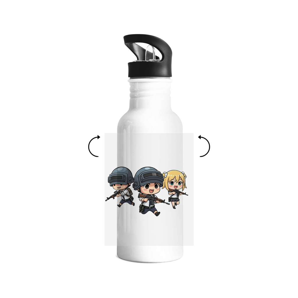 Edelstahl-Trinkflasche Battle Royal PUBG Chibiki