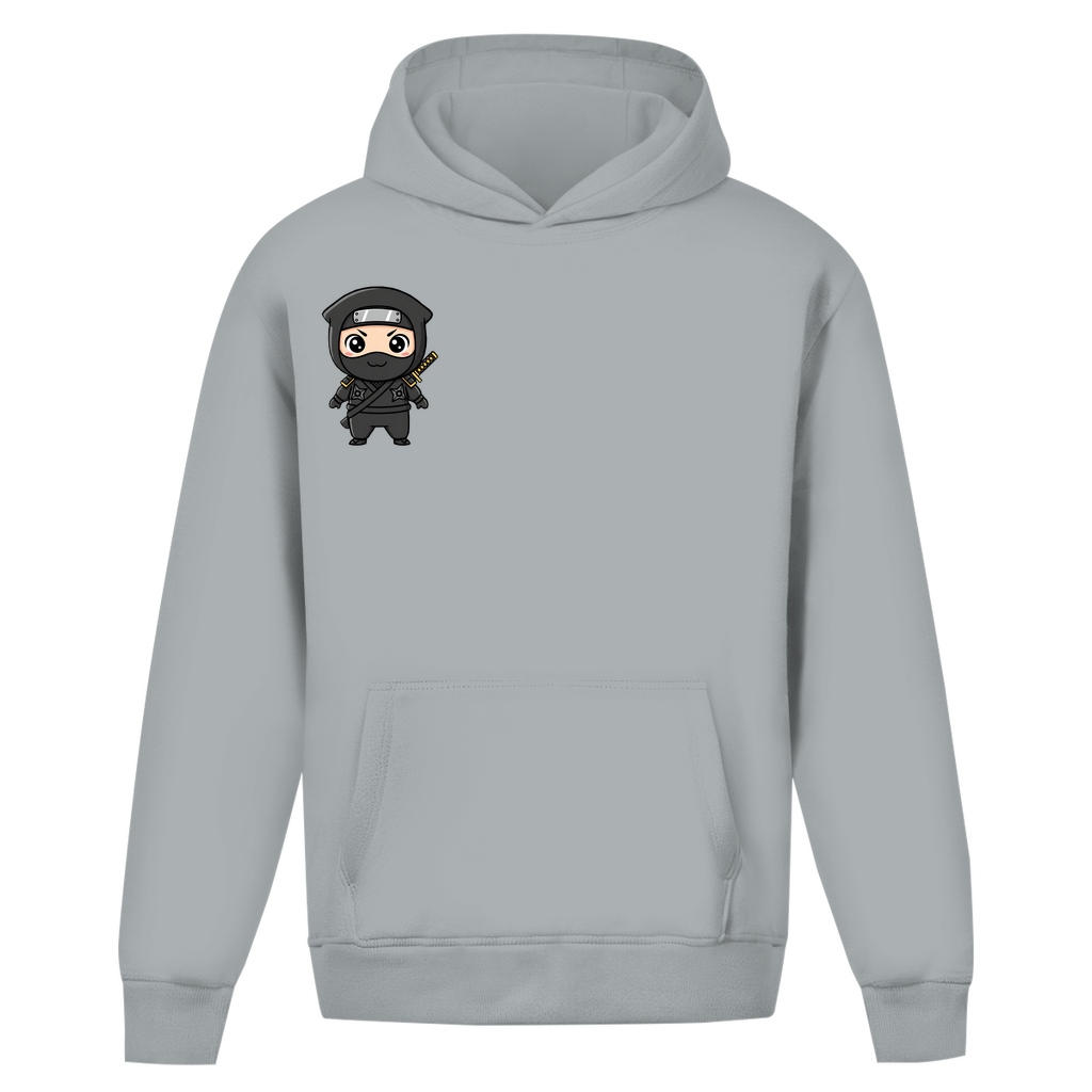 Oversize Hoodie Ohne Kordel Ninja Chibiki Shinobi black
