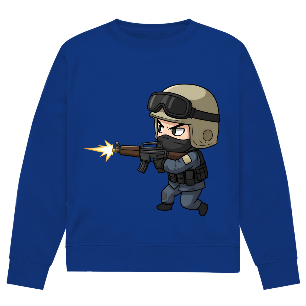 Herren Premium Bio Sweatshirt Special Forces CSGO Chibiki Counter Strike