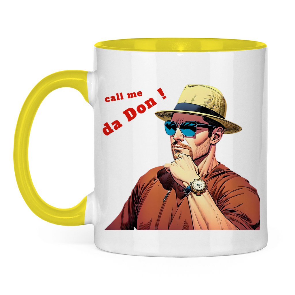 Tasse zweifarbig call me da Don
