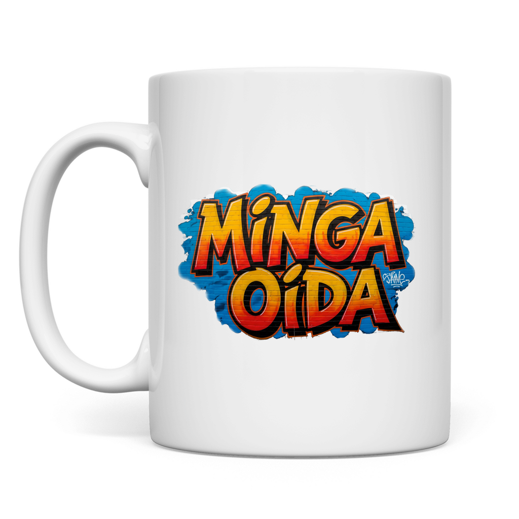 Tasse Minga Oida Grafitti