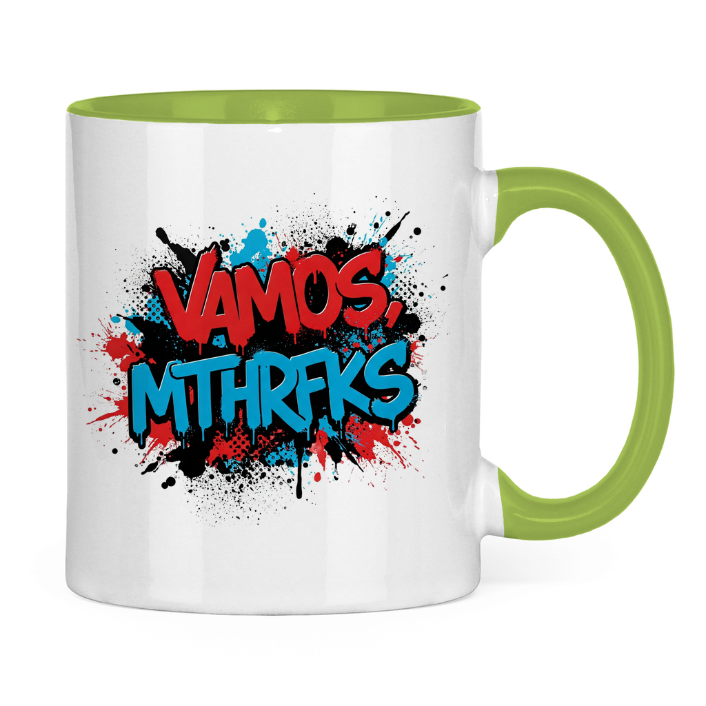 Tasse zweifarbig VAMOS MTHRFKS