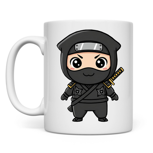 Tasse Ninja Chibiki Shinobi black