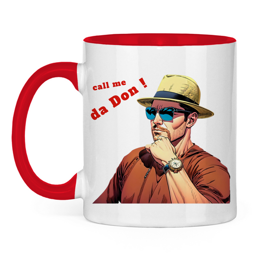 Tasse zweifarbig call me da Don