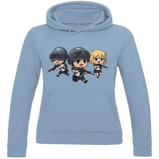 Damen Hoodie Battle Royal PUBG Chibiki