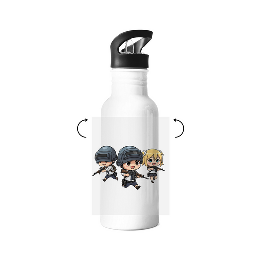Edelstahl-Trinkflasche Battle Royal PUBG Chibiki