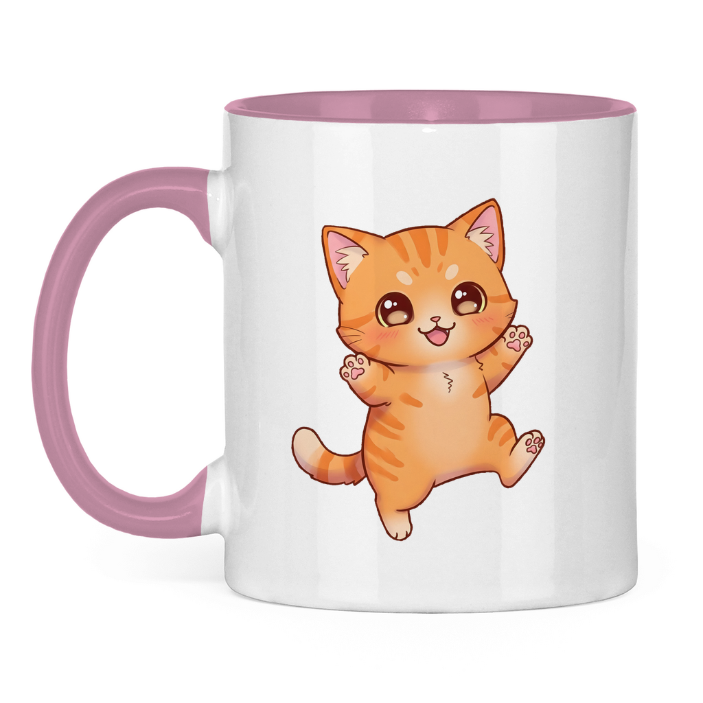 Tasse zweifarbig kitty cat brownie