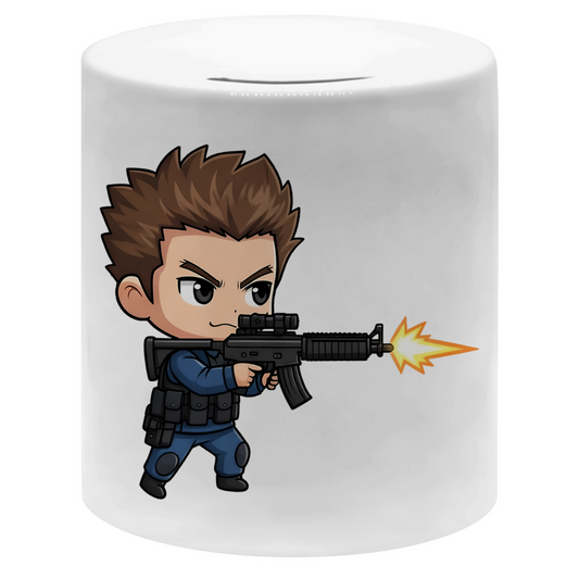 Money box Soldier Police Counter Strike Chibiki
