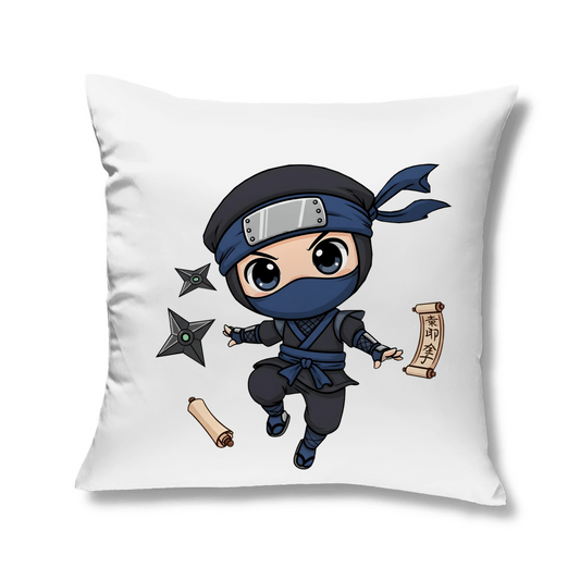 Kopfkissen Ninja Chibiki Shinobi scrolls and shuriken
