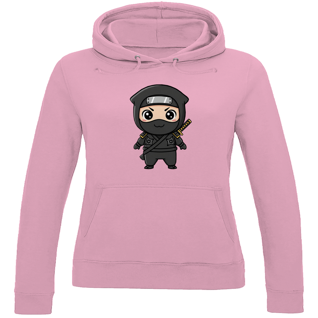 Damen Hoodie Ninja Chibiki Shinobi black