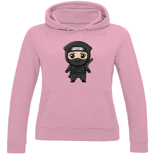 Damen Hoodie Ninja Chibiki Shinobi black