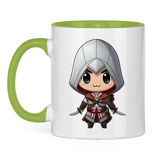 Tasse zweifarbig assassin chibiki