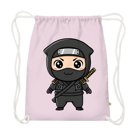 Premium Bio Turnbeutel Ninja Chibiki Shinobi black