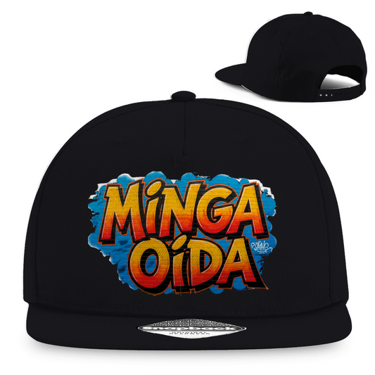 Snapback Rapper Cap Minga Oida Grafitti