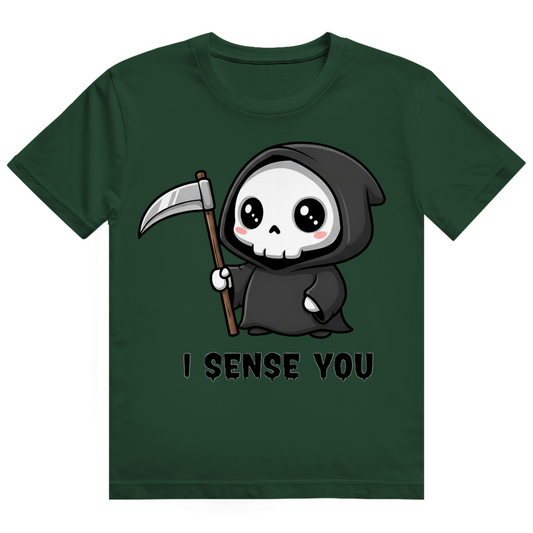 Herren Heavy Cotton T-Shirt Reaper chibi Sensenmann