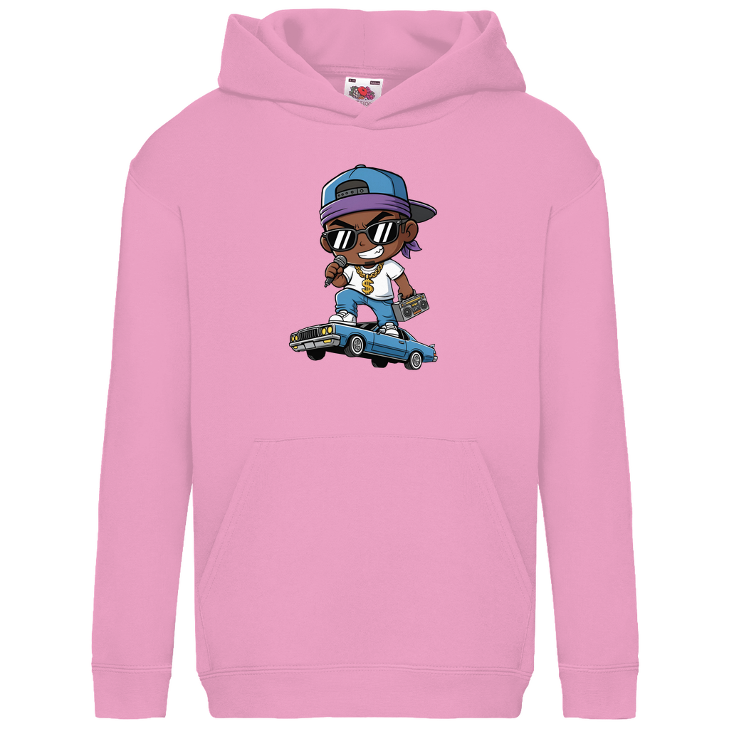 Kids Basic Hoodie Gansta Rap Parody - Westcoast inspired comic