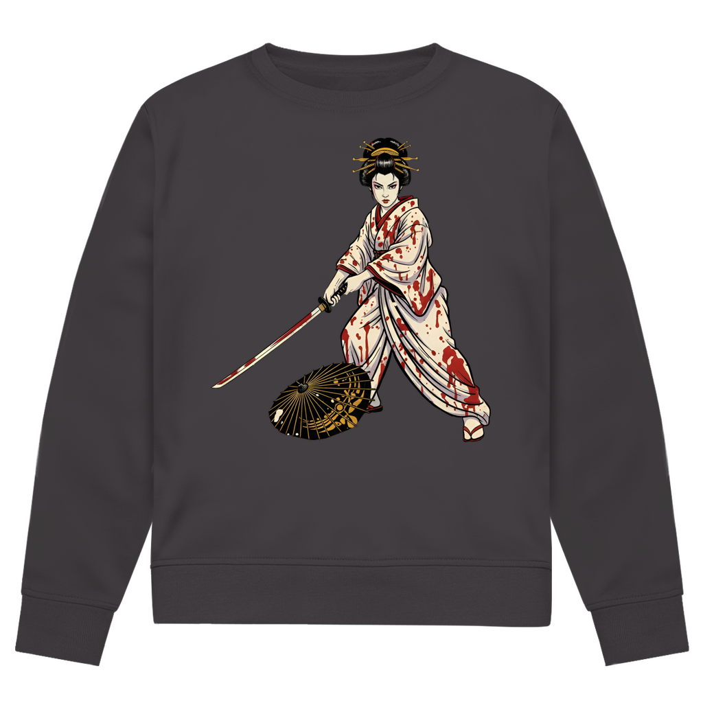 Herren Premium Bio Sweatshirt Lady Snowblood inspired - blood spill , Tarantino kill bill
