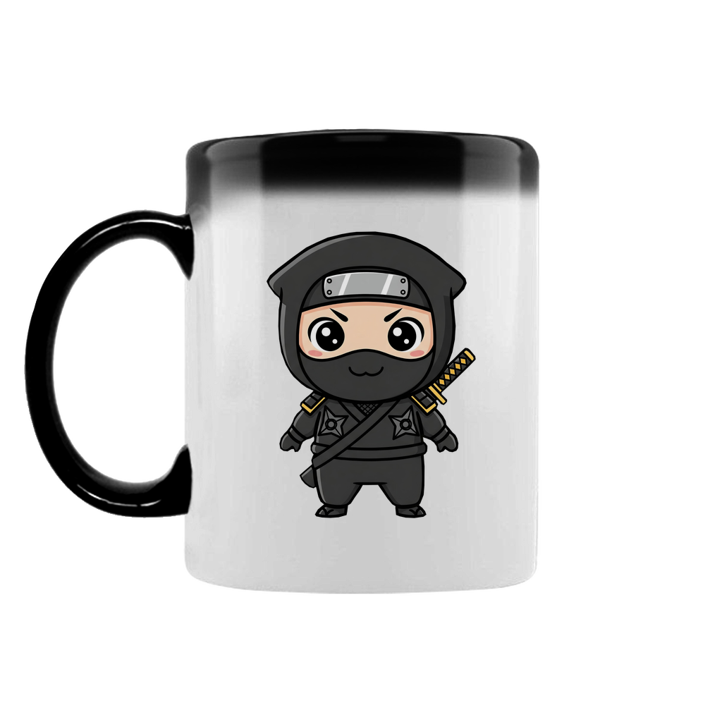 Zaubertasse Ninja Chibiki Shinobi black