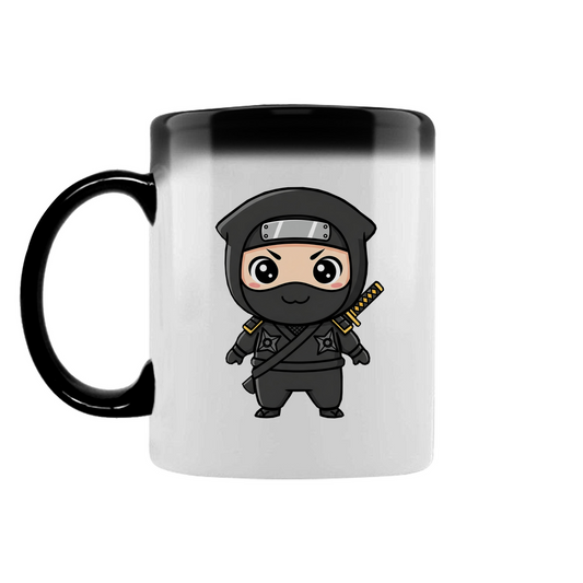 Zaubertasse Ninja Chibiki Shinobi black